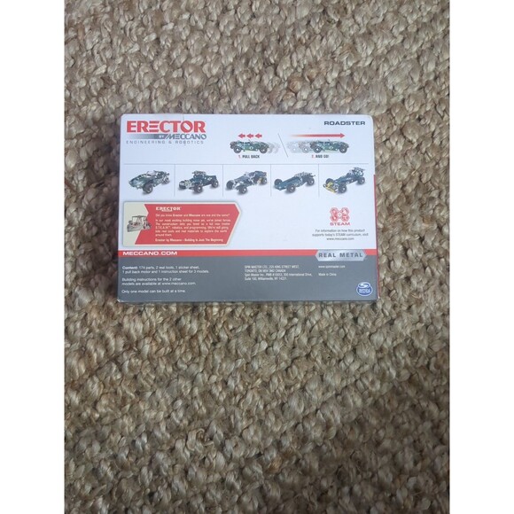 Erector by Meccano Engineering & Robotics 18202 5-in-1 Roadster Model Lvl 2 NIB - Picture 2 of 8